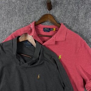 Lot of 2 Polo Ralph Lauren Shirts Classic Fit/Pima Soft Touch Mens XL